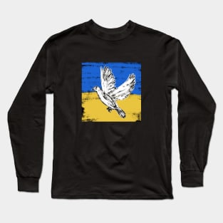 Dove of peace. Support Ukraine Long Sleeve T-Shirt